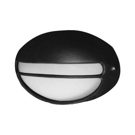 LANTERNA PLAFONIERA OVALE A PARETE SERIE DEMETRA IN ALLUMINIO
