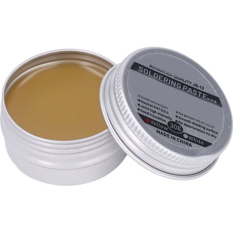 Pâte à souder à la colophane, flux de soudure basse température sans nettoyage pour réparation électronique, 30 g / 1,1 oz