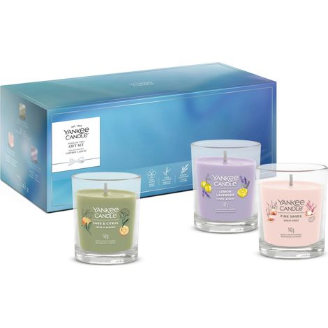 Set Regalo Timeless Trio Tre Candele Tumbler Yankee Candle