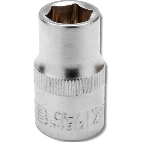 JCB Steckschlüssel 1/2" 12 mm 6-kant Cr-V (1/4)