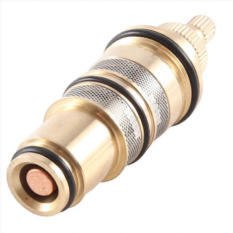 Robinet mitigeur thermostatique de rechange en laiton avec robinet à bobine. (1/5)