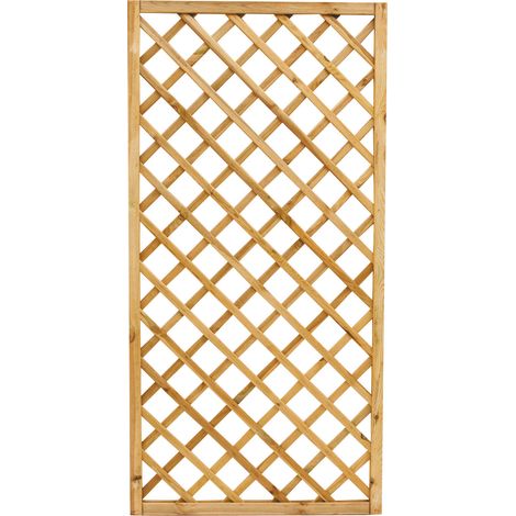Pannello Grigliato in Legno di Pino FERLIVING - 90x180h cm (1/5)