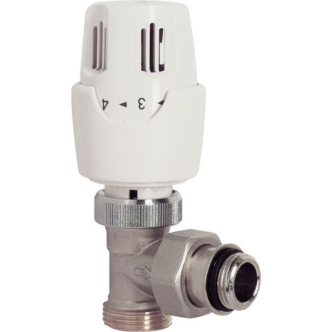 Tête thermostatique + Corps thermostatique équerre Mâle 1/2" (15/21) - Mâle 3/4 EK - Somatherm (1/2)