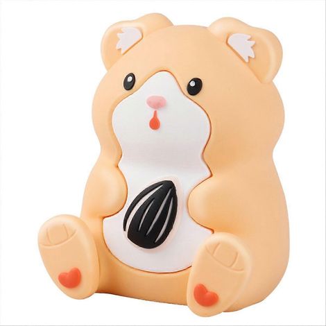 Mini enceinte Bluetooth animaux mignons, sans fil, Bluetooth 5.2, lecteur MP3 avec support pour téléphone, cochon d'Inde (1/5)