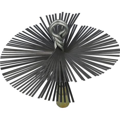 Cepillo deshollinador de acero para limpieza 150mm M12