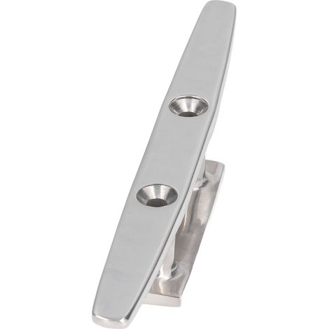 Taquet plat 10 pouces acier inox 316 pour pont amarrage bateau kayak avec trou 8,5mm accessoire marine (1/5)