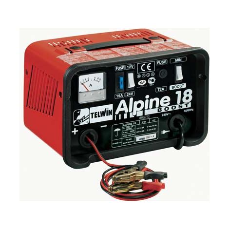 CARICABATTERIA ALPINE 18 TELWIN  BOOST VOLT 12/24 AH 146/18590