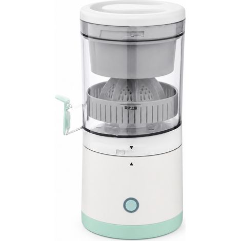Presse-agrumes Électrique Portable Rechargeable 7,4 V, Vert et Blanc (1/5)