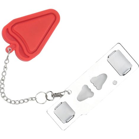 Serrure Antivol Portable Verrou de Sécurité Solide pour Porte en Fer et Pp Protection les Intrusions Plusieurs styles pour Maison et Voyages Plusieurs styles (1/5)