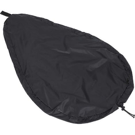 Housse de protection universelle pour cockpit de kayak/canoë, noire, taille XL (1/5)