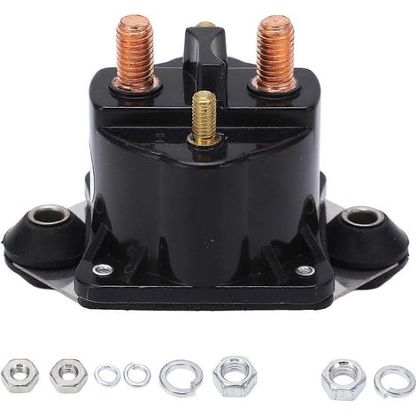 12V 89-68258 Vorlade-Magnetrelais, 4 Anschlüsse, 100A intermittierender Strom, für Mercruiser Außenbordmotoren (1/5)