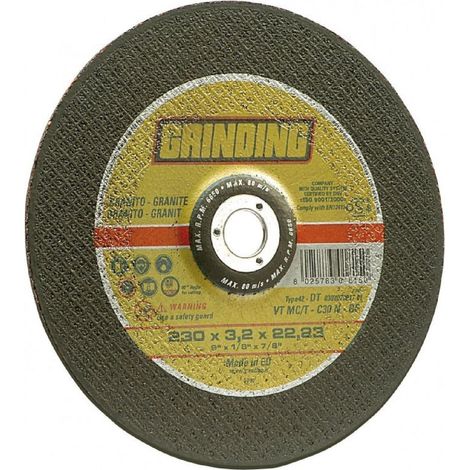 MOLA TAGLIO GRANITO VT MC-T GRINDING 230X3,2MM (1/3)
