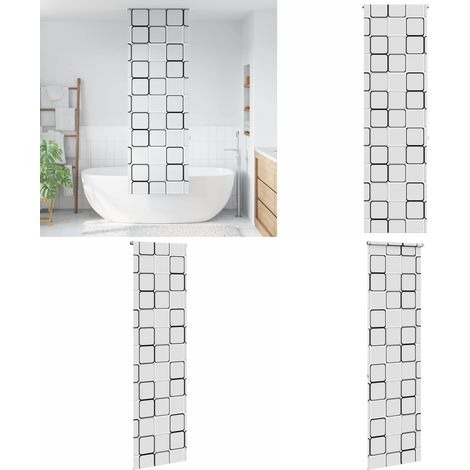 vidaXL Duschrollo 80x240 cm Stoffbreite 76 cm (1/5)
