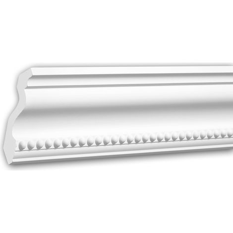 Cornice Moulding 150216F Profhome Crown Moulding Flexible Moulding Decorative Moulding Neo-Classicism style white 2 m