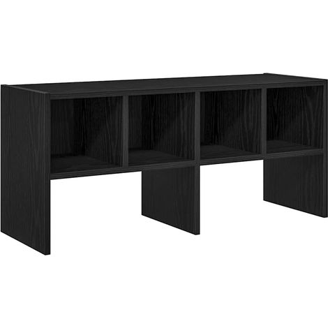 Maison Exclusive - Zapatero apilable roble negro 89,5x30x40 cm