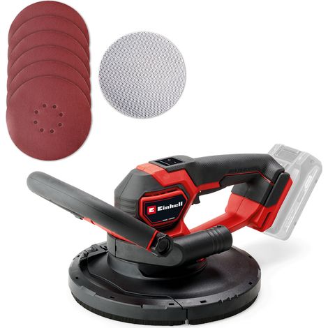 Einhell Professional Ponceuse murale sans fil TP-DWS 18/225 Li BL Solo PXC (18V, Brushless,Diamètre de ponçage 225 mm ) Livré sans Batterie ni Chargeur