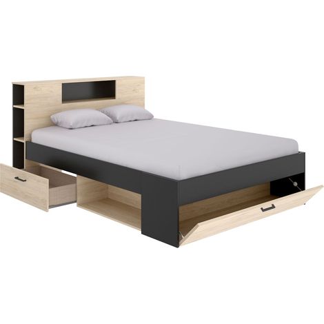 LANKA Cama compacta grafito natural 140 (1/5)