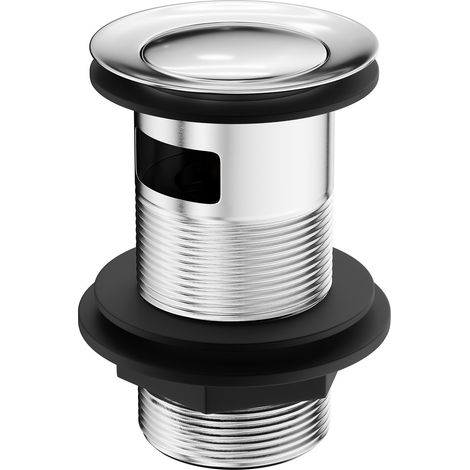 Polished Chrome Standard Slotted Click Clack Basin Waste (1/5)
