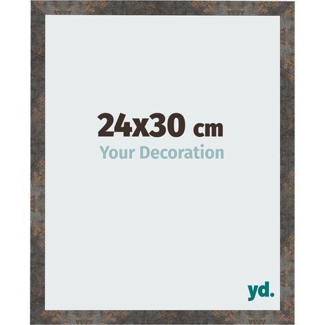 yd. - Cadre photo 24x30 - Metal Oxyde - MDF - Bologna (1/5)