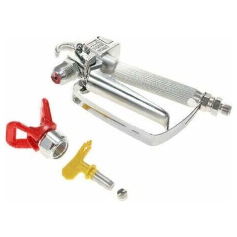 Pistolet de pulvérisation airless 3600psi – Aluminium – Buse jaune 517 pour peinture époxy et latex – Compatible Graco Wagner Titan (1/5)