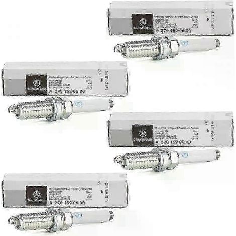 bougies d'allumage Mercedes d'origine pour W176, W205, W212, W213, M270, M274 et M133 (référence 2701590600, 2025) (1/4)