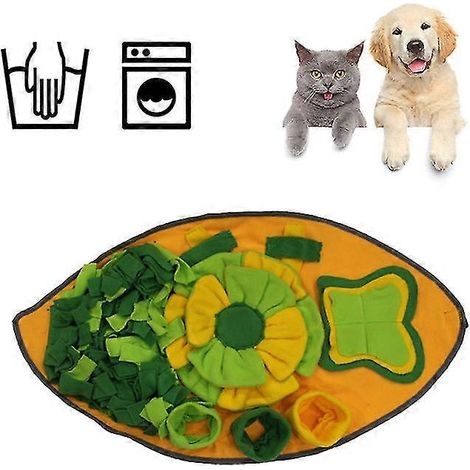 Tapis de rangement en velours extrêmement doux, en forme de brocart, jouets pour chiens pour l'éducation et le dressage à l'alimentation lente, accessoires pour animaux de compagnie (1/5)