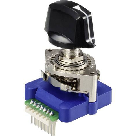 TRU COMPONENTS TC-12830248 Interruttore rotativo 5 V/DC, 25 V/AC, 50 V/AC 0.5 A 1 x 30 ° 1 pz. (1/4)