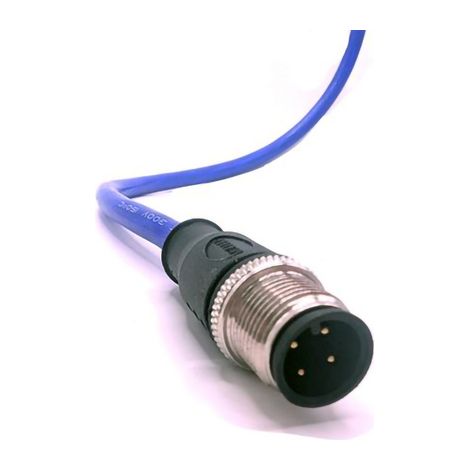 Mueller Electric C4A81M010 Sensor-/Aktor-Steckverbinder M12 Stecker, gerade 10 m Polzahl Sensoren: 4