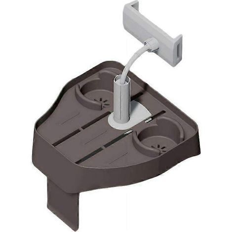 Tablette de spa réglable 3 en 1 avec porte-gobelet et support pour téléphone (1/4)