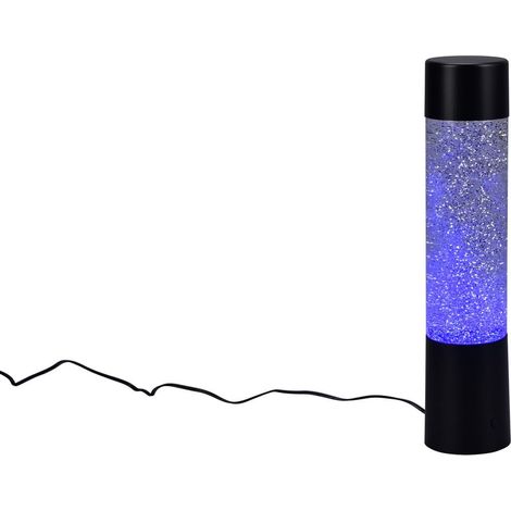 Lampe de table Glitter noire LED RGB 34cm RL R50871032 (1/5)