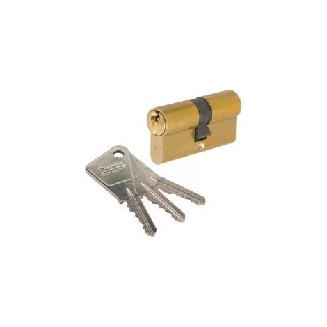 Vachette Assa Abloy 7100 DOBLE CILINDRO DE LATÓN 40X40 17158000 con 3 llaves (1/2)
