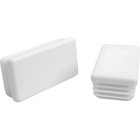 Tappo interno per profilo, palo, tetto 60x30, 50 pezzi, bianco (1/5)