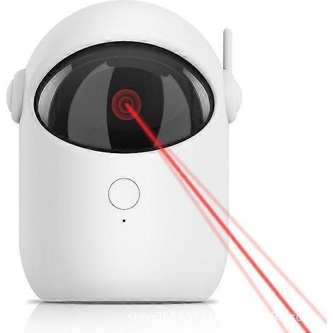 Jouet laser interactif automatique pour chatons et chiens, rechargeable par USB et alimenté par batterie.