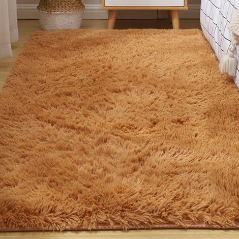 Tapis En Velours - Poils Longs 35 mm - Antidérapant Avec Points Dadhérence - Pour Chambre Salon Bureau - 120 x 170 cm (1/5)