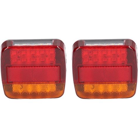Fanali posteriori a LED da 12V, indicatori di direzione posteriori, antiurto, universali per rimorchi di camion. (1/5)
