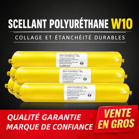 Mastic silicone neutre de structure W10 blanc étanchéité façade portes fenêtres 500ml 600 g blanc – Livraison gratuite (1/5)