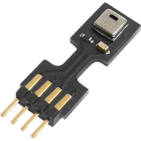 [5er-Pack] Aosong AHT25 Temperatur- und Feuchtigkeitssensormodul, wasserdichte Sonde, I2C-Kommunikation, hohe Genauigkeit ±0,2℃ ±2%RH, geeignet für raue Umgebungen
