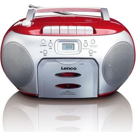 Lenco SCD-420 Reproductor de CD portátil Negro, Rojo (1/4)