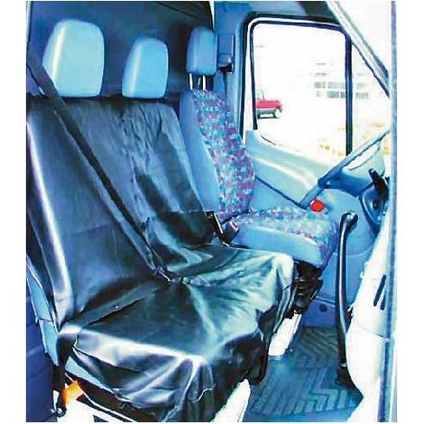 Housse siège voiture en cuir synthétique pour banquette 2 places