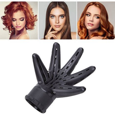 Diffuseur Pour Seche Cheveux - Compatible Avec La Plupart Des Seche Cheveux - Pour Boucles Naturelles Et Cheveux Frises - 1 Piece
