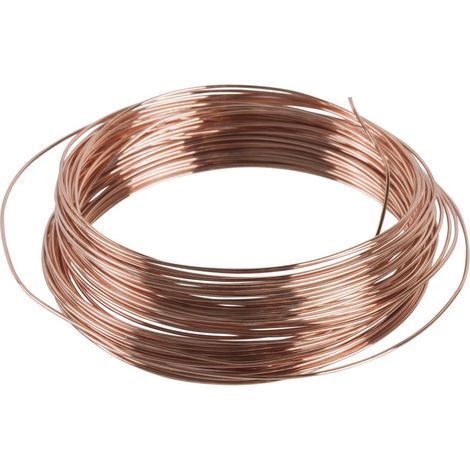 Rayher 2401000 Filo di Rame, 0,60 mm di Diametro, SB-Btl. 10 m
