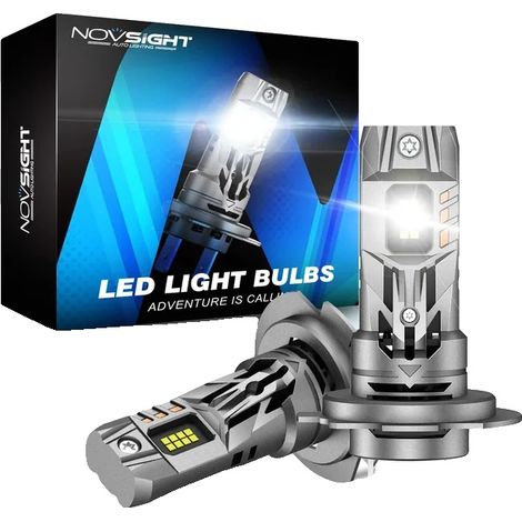 Ampoules de phares LED, haute sortie en lumens, installation facile, N63, H7-a (1/2)