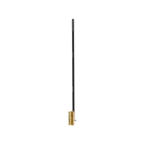Spazzola per Pizza in Ottone con Raschietto Refrattario, Manico in Alluminio 120 cm (1/4)
