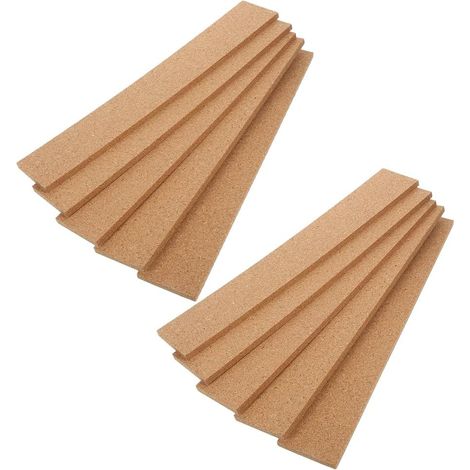 Lot de 10 bandes adhésives en liège sans cadre pour tableaux