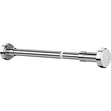 Tringle télescopique sans perforation, super portante, tringle à rideau, tringle à rideau de douche, extensible jusqu'à 80 cm (1/5)