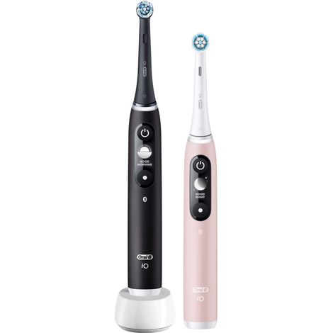 Cepillo de dientes eléctrico Braun Oral-B Io 3 Duo Set Negro y Rosa (1/5)