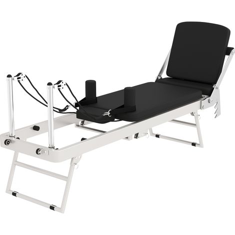 Reformer Pilates Pliable pour la Maison avec 2 Bandes Élastiques (1/5)