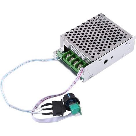 Contrôleur de Vitesse de Moteur PWM, 10V-50V 40A Moteur Courant Continu Contrôleur Régulateur de Vitesse Moteur à Courant Continu avec Interrupteur de Direction Inversé (1/5)