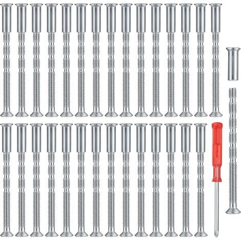 60 Pièces M4 Vis de Connexion avec Boulon(30 Vis + 30 Boulons) (1/5)