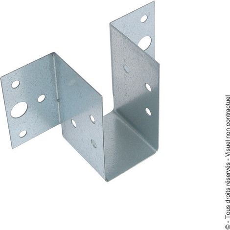 Support de poutre WL8 - 51x65x45mm - Acier galvanisé - Résistant et durable